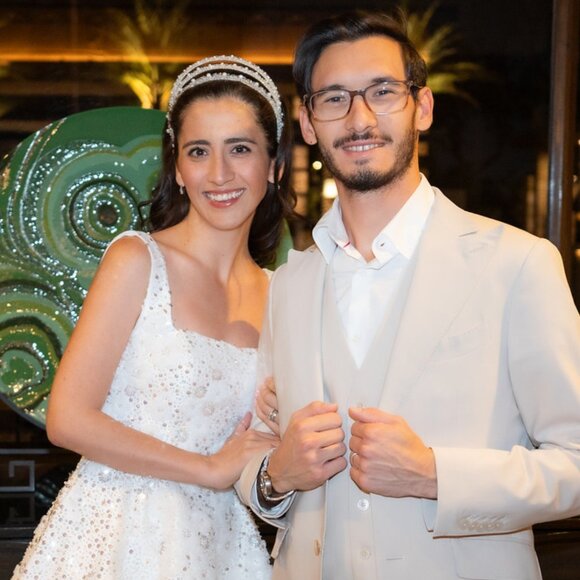 Luxury Turquish Bridal Crown - Silver - Picture 2 of 7